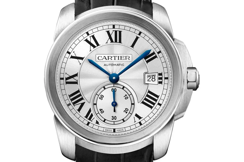 Cartier 38mm acero Luxabun vista frontal  caja
