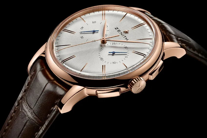 Elite Chronograph Classic vista lateral plano Luxabun