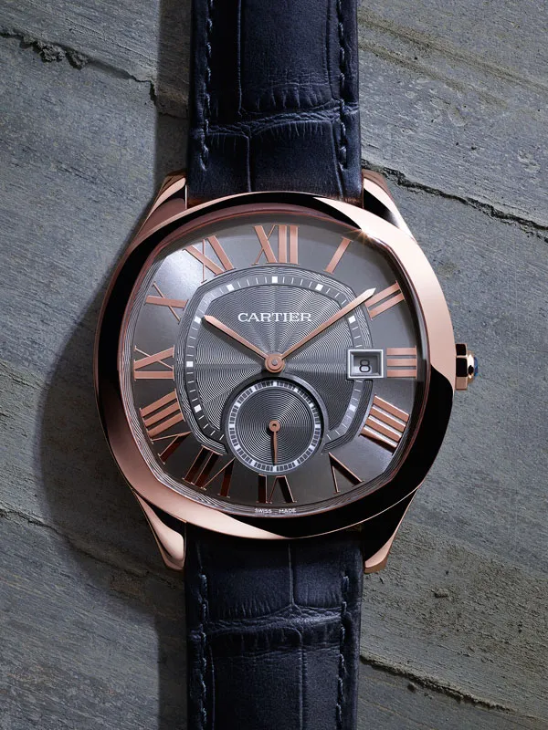 Luxabun Colección Drive de Cartier oro con números dorados