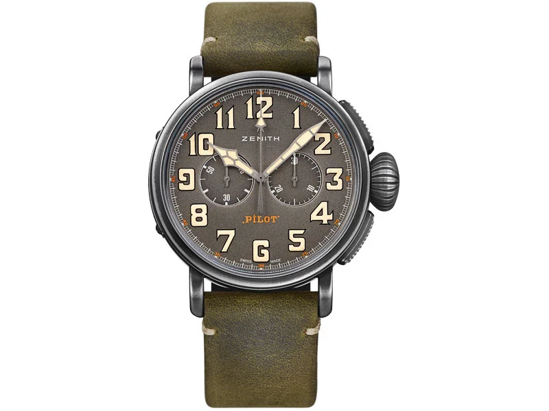 Zenith Heritage Pilot Café Racer 02 vista frontal Luxabun