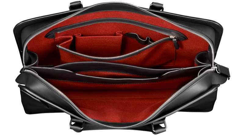 Bolso porta documentos Louis Cartier interior Luxabun