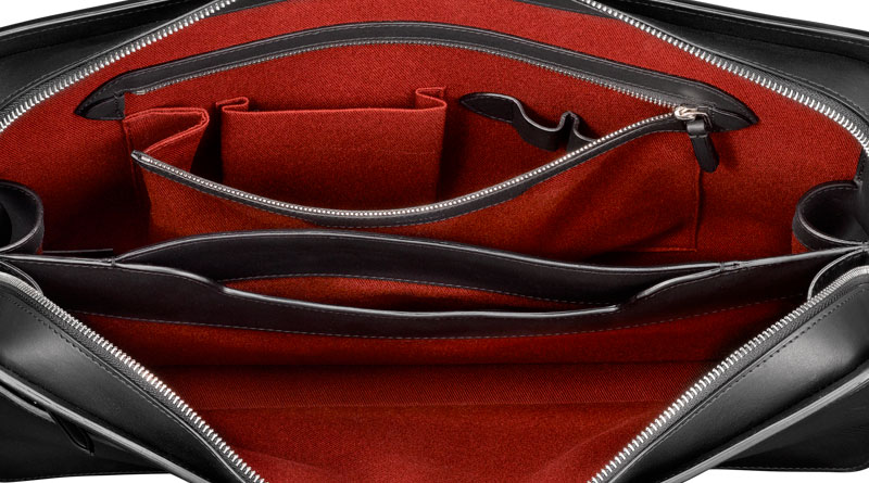 Bolso porta documentos Louis Cartier bolsillo interior Luxabun