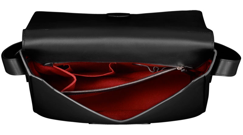 Bolso Messenger Louis Cartier interior Luxabun