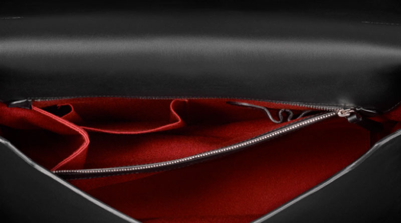 Bolso Messenger Louis Cartier saquillo interior Luxabun