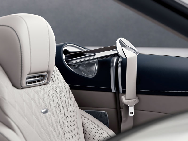 Mercedes S 500 Cabriolet cinturones de seguridad Luxabun