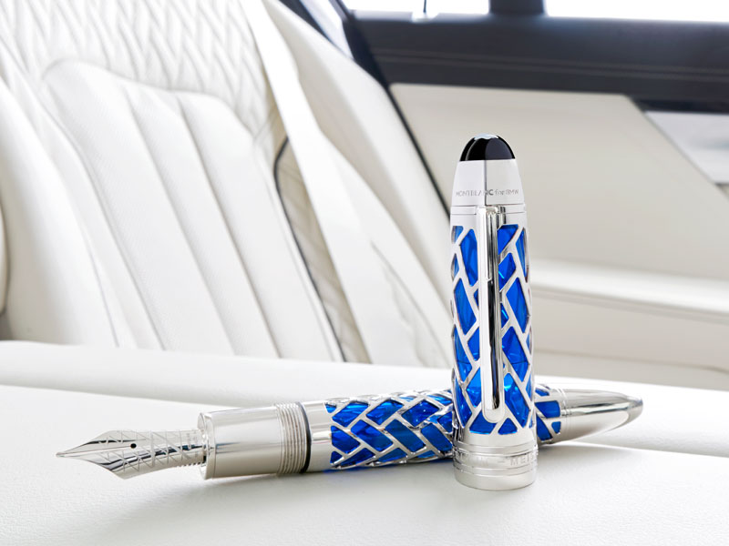 Montblanc Centennial Fountain Pen abierto Luxabun