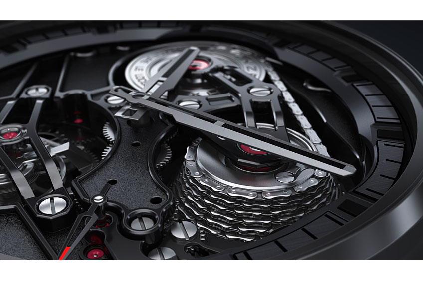 Relog Zenith Academy Tourbillon GFJ torubillon detalle - Luxabun